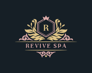 Floral Garden Spa logo design