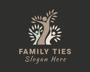 Wellness Family Tree logo design