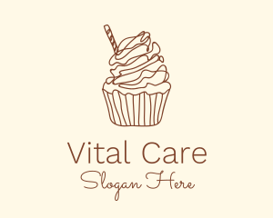 Delicious Chocolate Cupcake logo