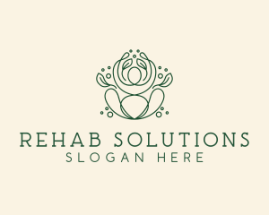 Natural Wellness Yoga  logo design