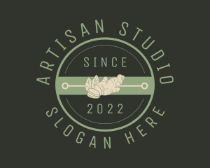 Artisan Ginger Spice Badge  logo design