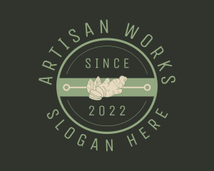 Artisan Ginger Spice Badge  logo design