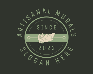 Artisan Ginger Spice Badge  logo design