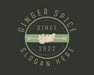 Artisan Ginger Spice Badge  logo design