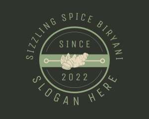 Artisan Ginger Spice Badge  logo design