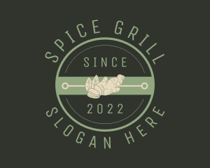 Artisan Ginger Spice Badge  logo design