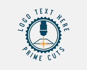 Laser Cutting Machine logo design