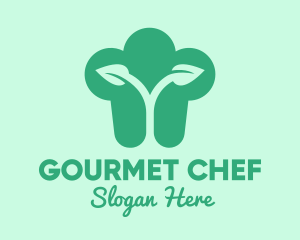 Organic Chef Hat logo design