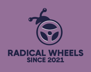 Steering Wheel Bug logo design