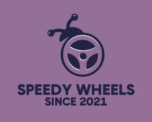 Steering Wheel Bug logo design