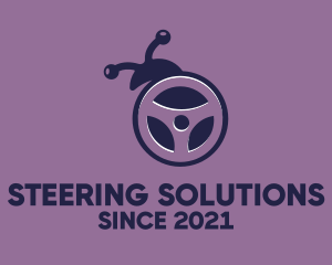 Steering Wheel Bug logo design