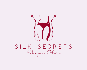 Woman Bikini Underwear logo design