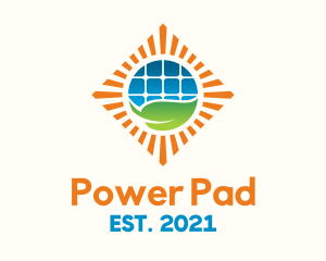 Solar Power Nature Conservation logo design