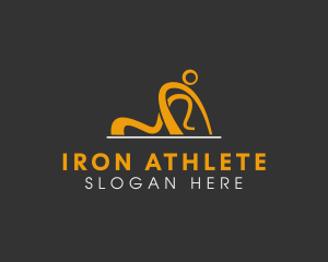 Sports Marathon Athlete logo design