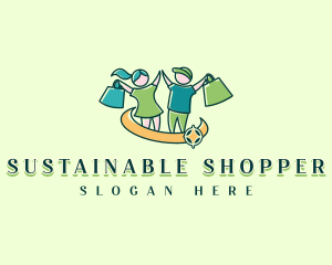 Shopping Mall Shoppers logo design