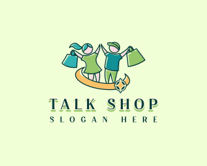 Shopping Mall Shoppers logo design