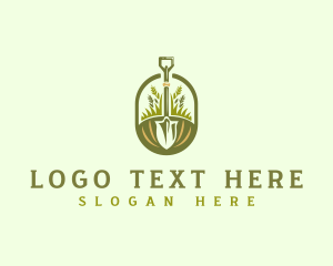 Shovel Landscaping Garden logo