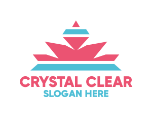 Crystal Diamond Crown logo design