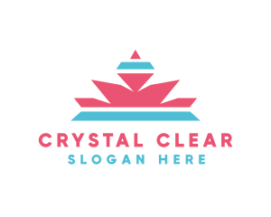 Crystal Diamond Crown logo design