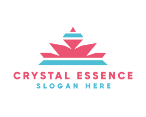 Crystal Diamond Crown logo design