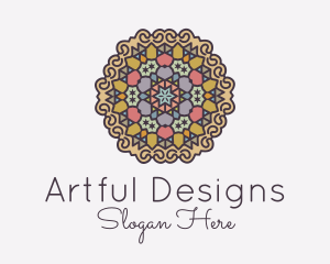 Intricate Mandala Art  logo design