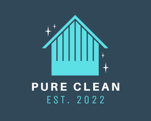 Sparkling Clean House logo design