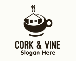 Coffee House Cup logo design