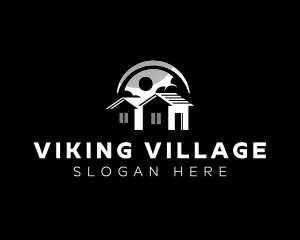 Village Real Estate Subdivision logo design