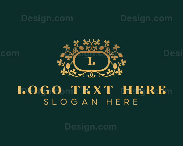 Stylish Floral Vine Logo