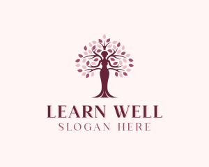 Yoga Spa Wellness logo design