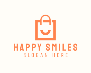 Smile Shopping Bag logo design