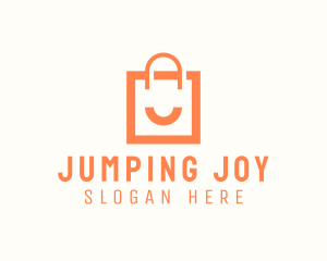 Smile Shopping Bag logo design