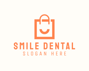 Smile Shopping Bag logo design