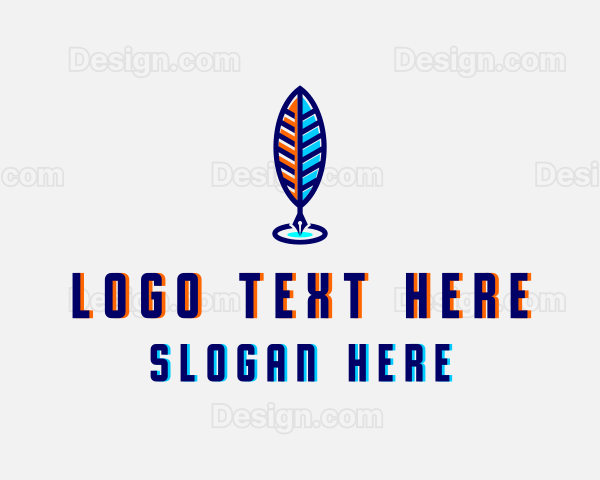 Feather Pen Quill Logo