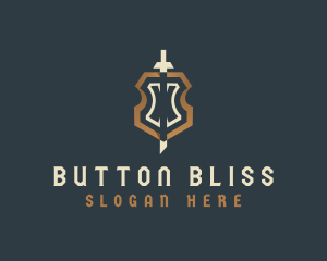 Elegant Shield Sword logo design