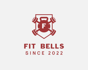 Weights Fitness Gym  logo design