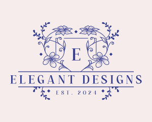 Floral Boutique Esthetician logo design