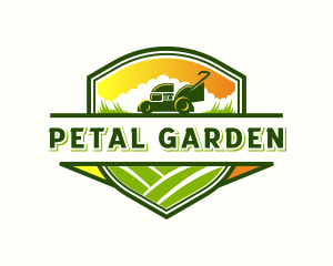 Lawn Mower Horticulture logo design