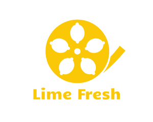 Lemon Film Reel logo design