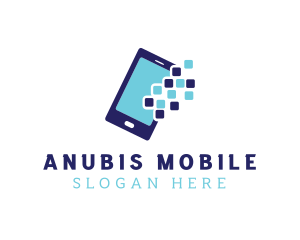 Pixel Mobile App logo design