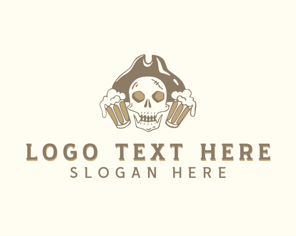 Skull logo example 1