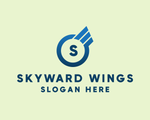 Aviation Pilot Wings logo design