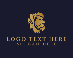 Lion - Golden Lion Company logo design