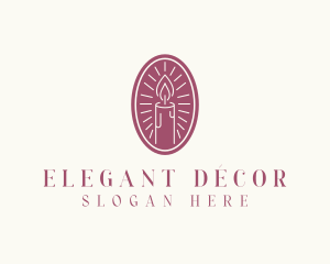 Candle Decor Boutique logo design