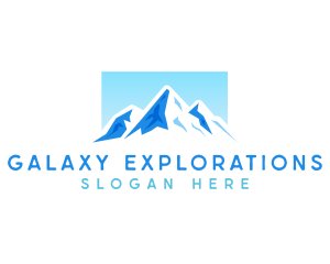 Icy Mountain Peak logo design