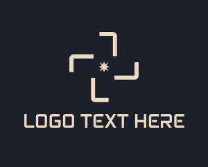 Futuristic Star Monogram logo