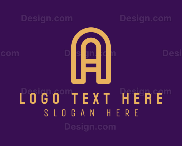 Elegant Arch Letter A Logo