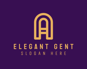 Elegant Arch Letter A logo design