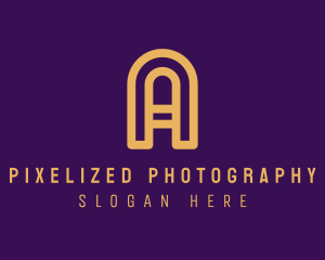 Elegant Arch Letter A logo design