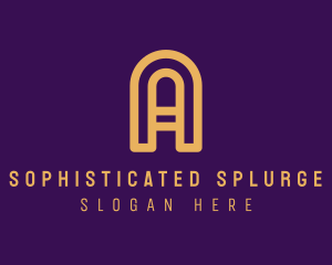 Elegant Arch Letter A logo design